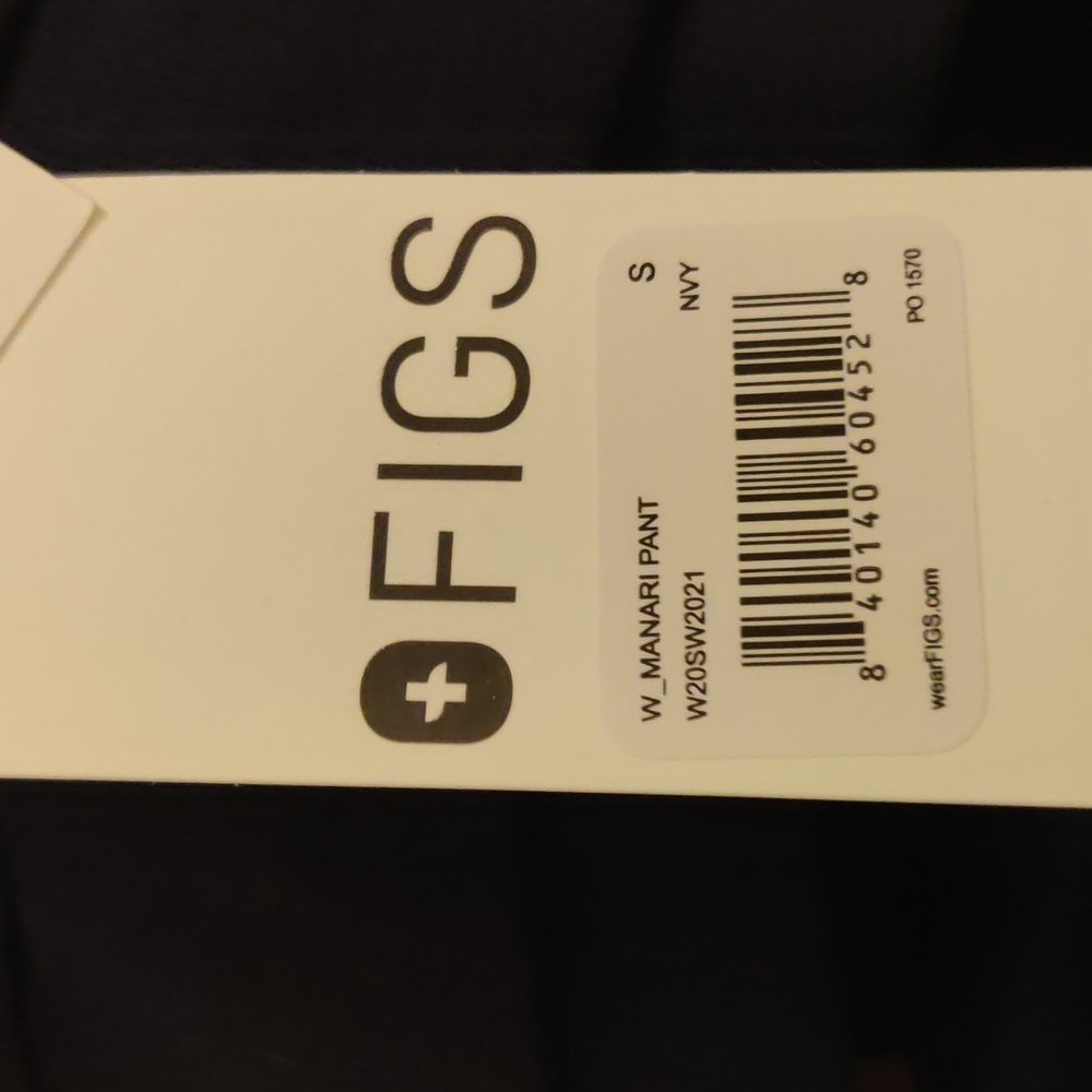 Small navy manari pant figs scrubs